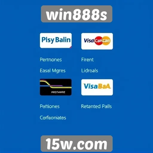 Métodos de pagamento disponíveis no win888s