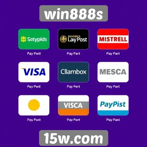 exploração das opções de pagamento no win888s